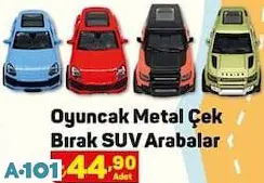 OYUNCAK METAL ÇEK BIRAK SUV ARABA